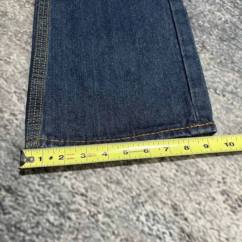 True Religion Billy Jeans Mens 36x32 Blue Denim Y2K‎ Bootcut Baggy Hip-Hop